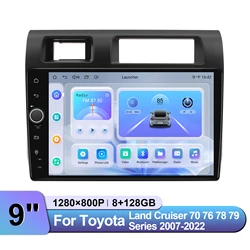 Joying 9 Inch With Android Auto Apple Carplay Car Stereo Radio Head Unit For Toyota Land Cruiser 70 76 78 79 Series 2007-2022