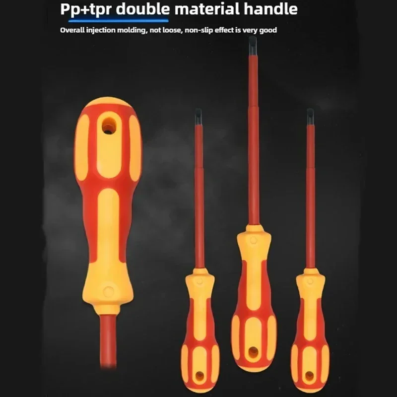 磁気ドライバードライバーセット絶縁十字型マイナスビット電気技師用電気技師ハンドツール多機能