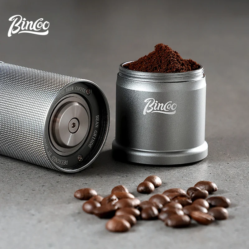 BINCOO Hand-cranked Bean Grinder Externally Adjustable SM01 Coffee Bean Manual Grinder CNC Steel Core Six-star