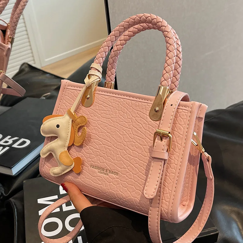 

Four Seasons New High-quality Versatile Simple Crossbody Bag for Women Fashion Single-shoulder Small Tote Bag Handbag Hand Bolsa