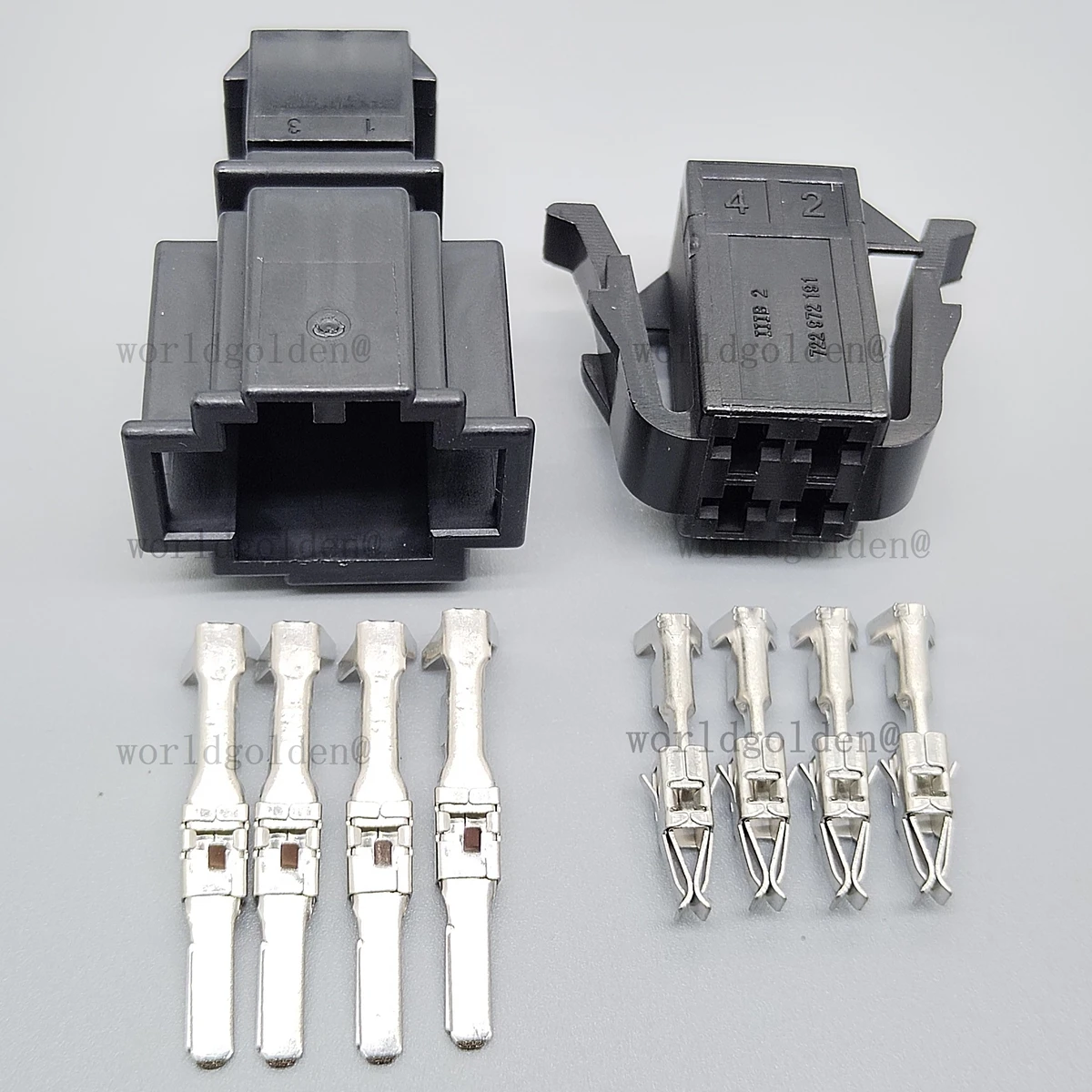 1J0972722 1J0972732 Auto 4Pin Terminal Connector for Universal Vehicles Replace Loose Interior Wiring Joints
