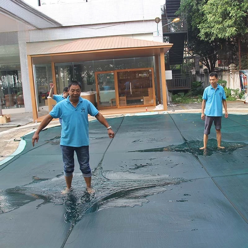 Leisure pool dust cover, water park safety net, light storage pool