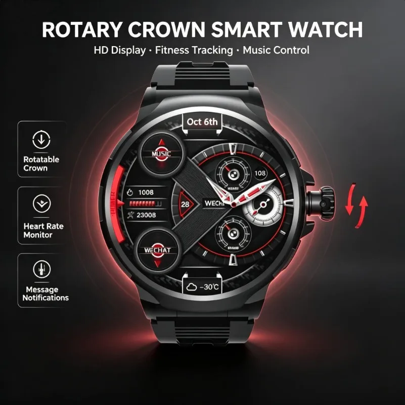 Curved Curved Eye-Care 4G Smart Watch, Independent SIM Call, Large Storage Outdoor Sports Fitness Smartwatch for Men Women - Aliexpress Deal