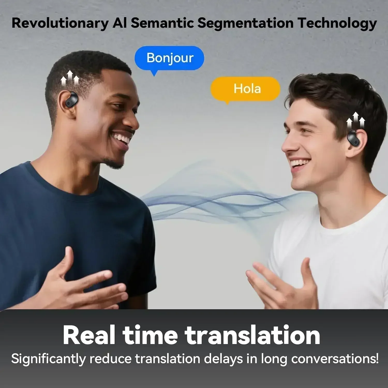 Auriculares inalámbricos de conducción ósea de oído abierto: Bluetooth, deportes, correr, viajes urbanos, reducción de ruido