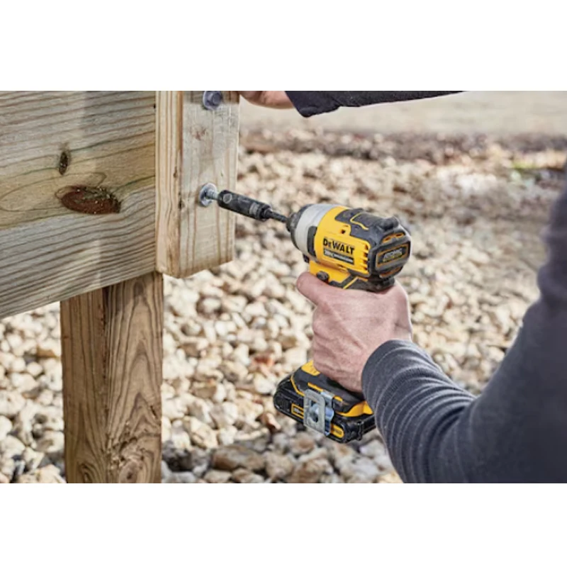 DEWALT DCF809 ATOMIC 20V MAX sin escobillas inalámbrico compacto 1/4 "controlador de impacto herramientas eléctricas iluminadas de larga duración