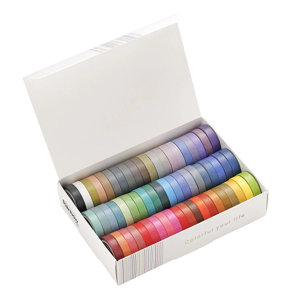 

60 Roll DIY Washi Tape Pack Lovely Patterned Tapes for Photo Frame Laptop Phone Case Storage Box Home Party Decoration