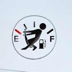 13x9.4cm Funny Gas Cap Car Sticker Refective Vinyl Decal Styling Decoration For Car Motorcycle Auto Accessories