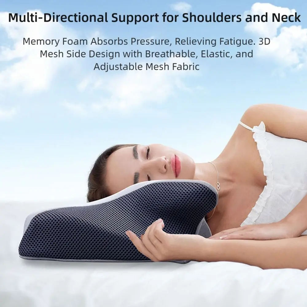 

Комфортная подушка из пены с эффектом памяти защищает шею, позвоночник, спину, поддержку сна, подушка для здоровья, основы для кормления, отскок, подушка для сна