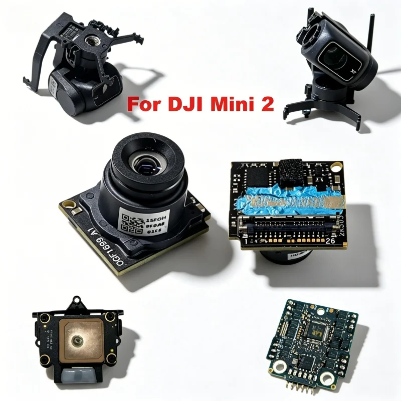 Original-Gimbal-Teile für DJI Mini 2, kompletter PTZ-Kamera-Ersatz für Mini 2 Serie, Objektivkern, GPS-Modul & ESC-Platine
