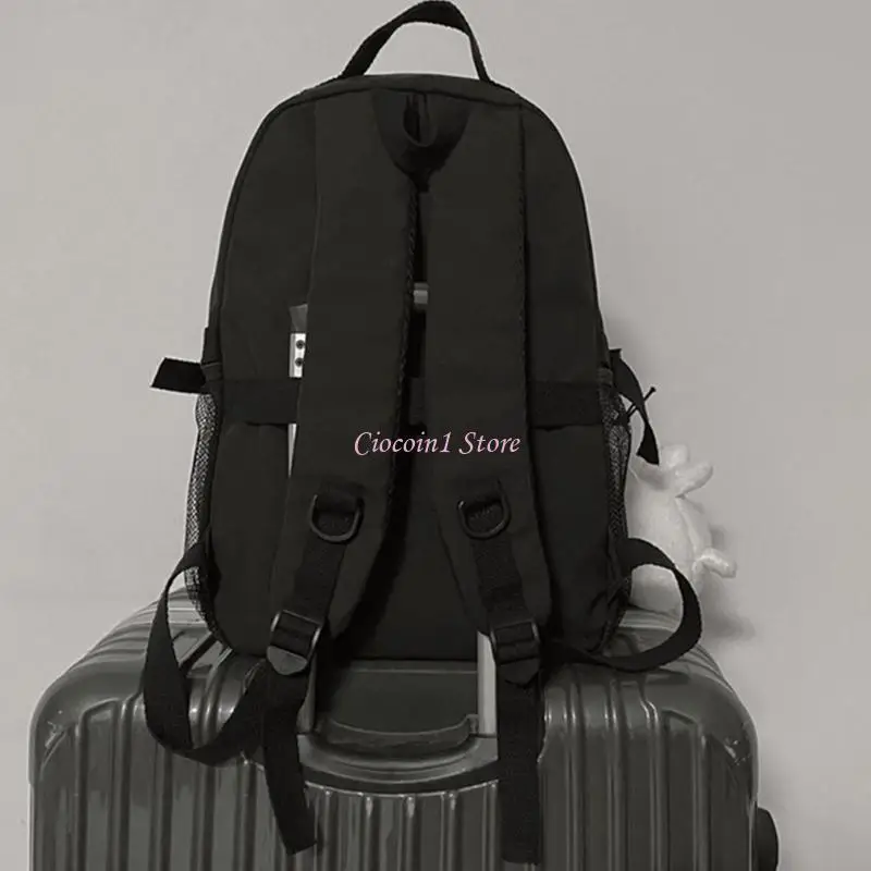 대학 십대 청소년을위한 귀여운 펜던트 나일론 학교 가방과 Y1ub 배낭