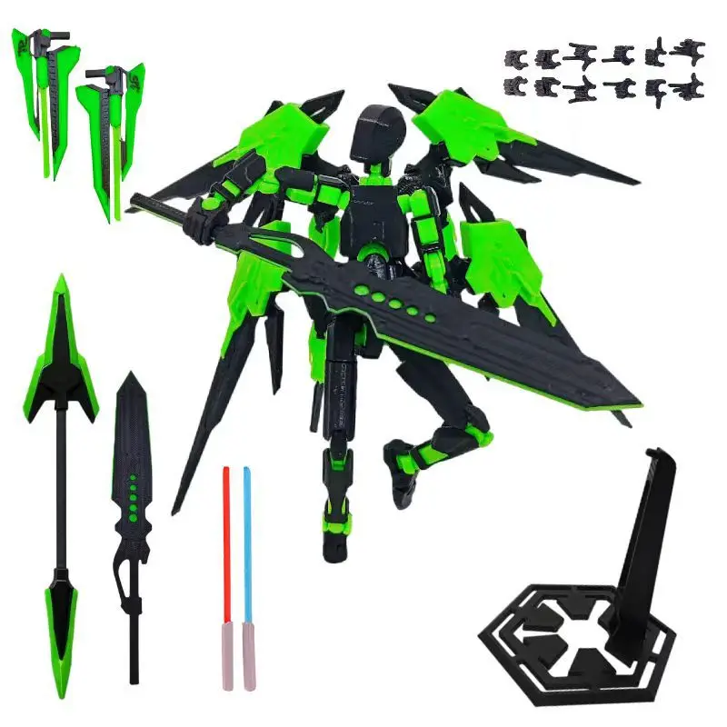 3D-Gedruckte T13 Actionfigur Mehrgelenkig Beweglicher Titan 13 Lucky Dummy Nova Roboter Actionfigur Geschenke – Detail 23