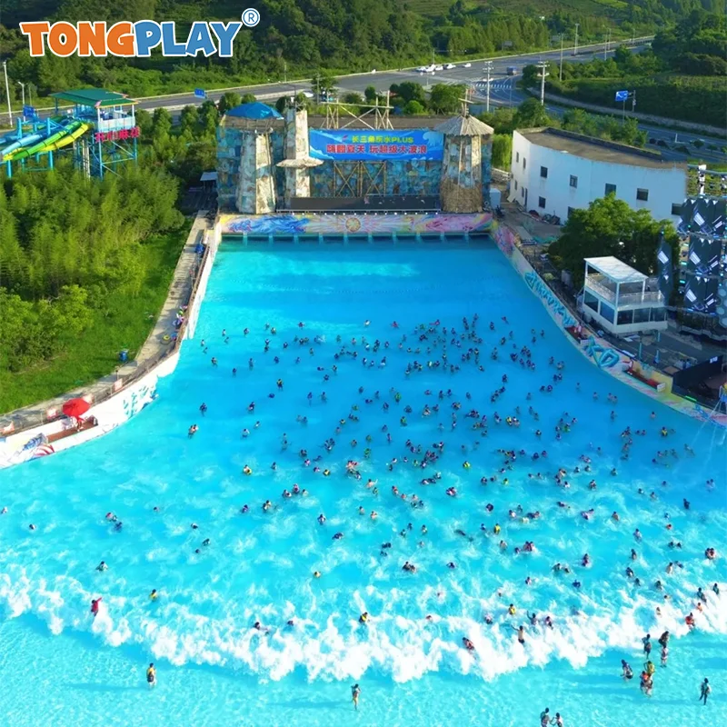 Water Play Equipment Outdoor Games Outdoor Play Equipment Amusement Park Surf Tsunami Wave Pool Maker Machine