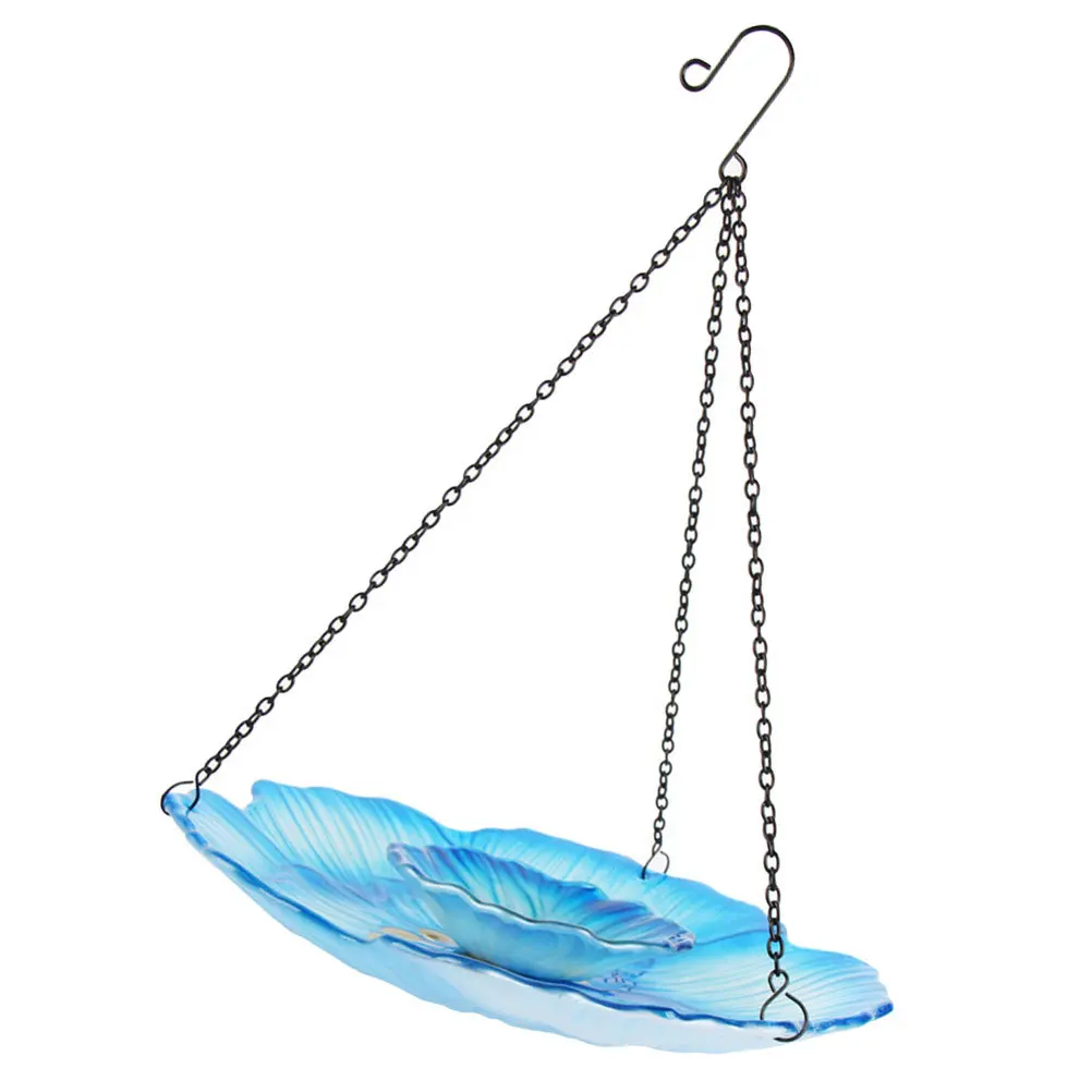 

Practical Bird Feeder Outdoor Decorative Hanging Tray Feeders for Outdoors Easy to Refill Portable