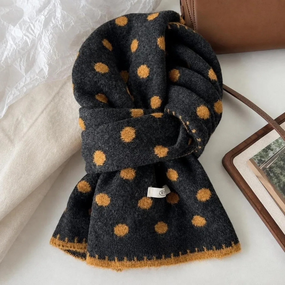 cachecol-de-trico-estilo-coreano-macio-dupla-face-protecao-para-o-pescoco-cachecol-feminino-com-padrao-de-bolinhas-cachecol-de-inverno