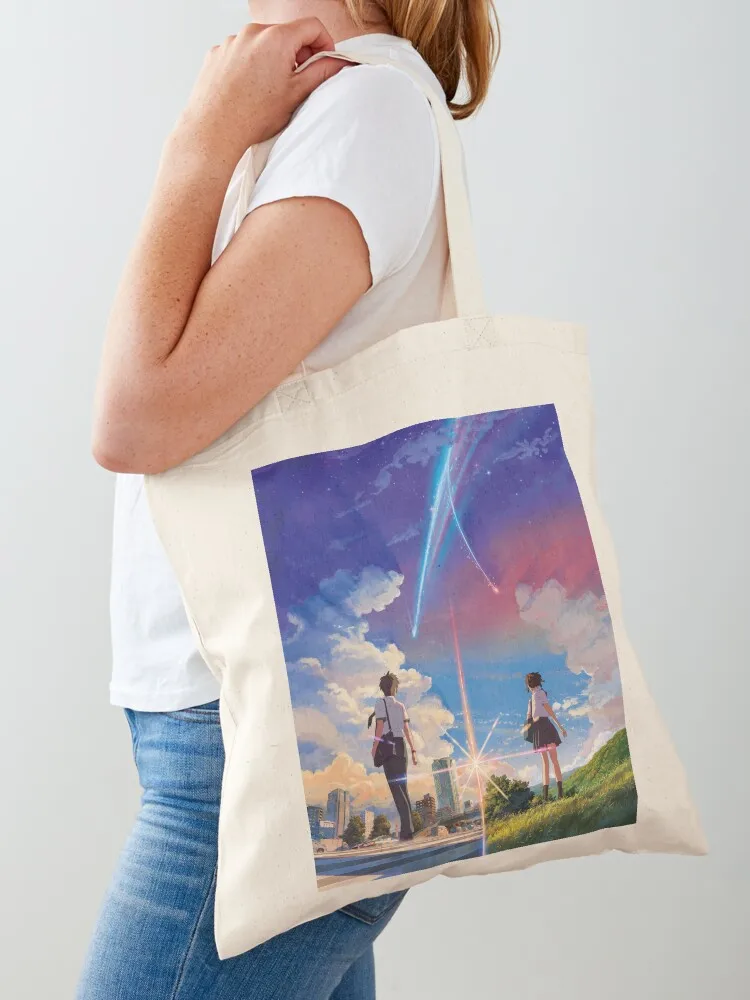 

Kimi no Na wa Tote Bag Women's shopping bag Women bags Custom bag Big