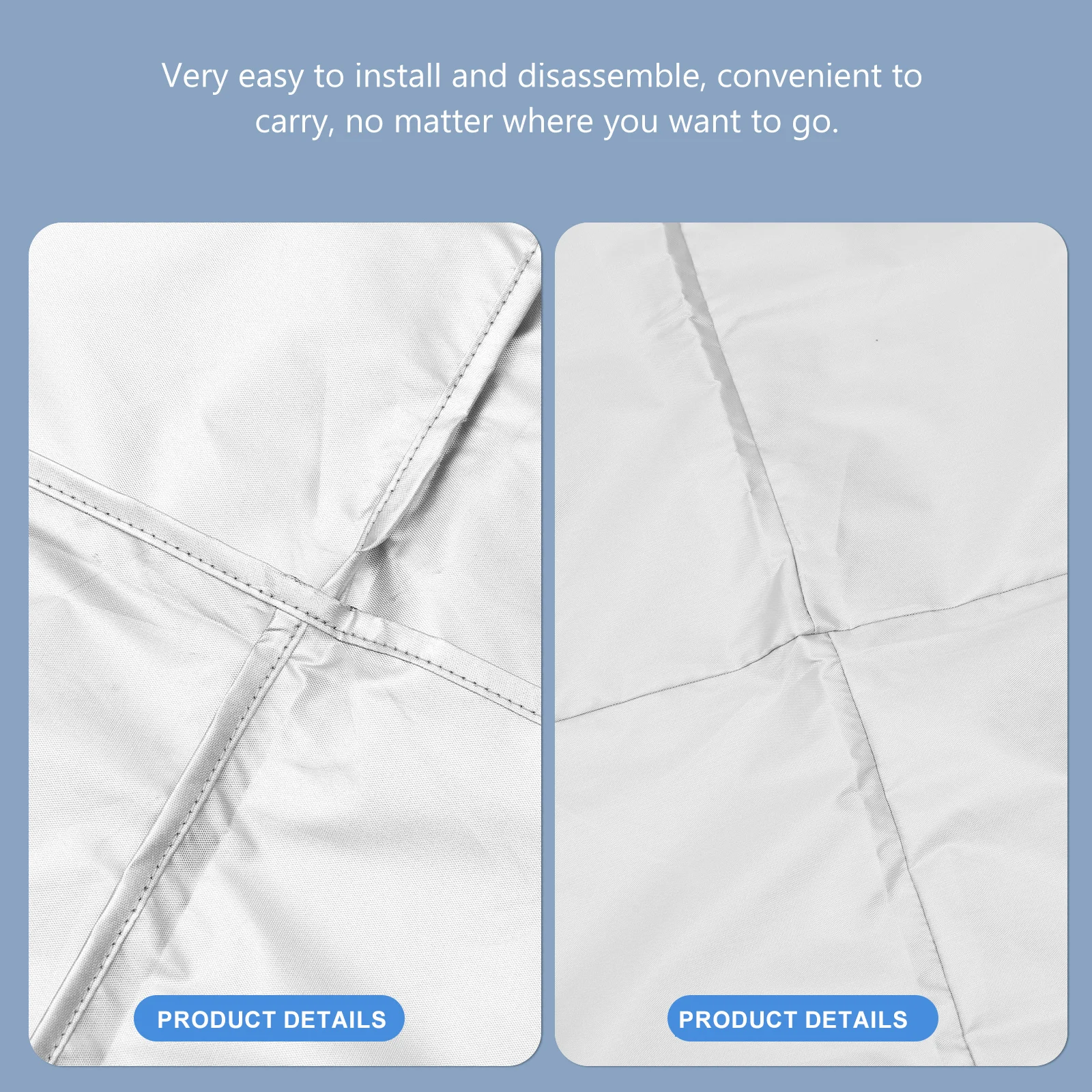 

Outdoor Dog Kennel Waterproof Top Cover Puppy for Crate Grey Covers Enclosures Baby