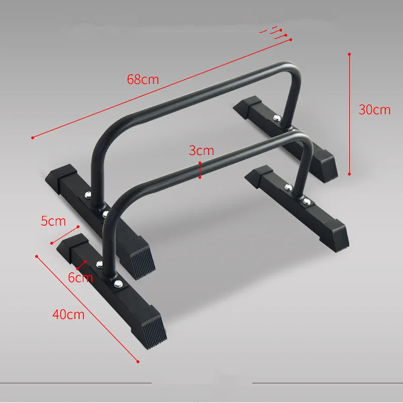 Domowa siłownia Dip równoległe drążki do treningu siłowego Fitness stojaki Push Up klatka piersiowa sprzęt do treningu mięśni ramion rama stojaka na