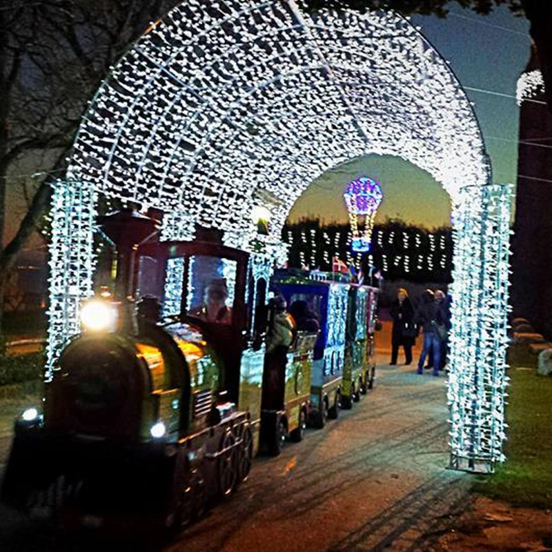 Custom. Bruiloft Decor Multi Color Led Tunnel Boog Motief Licht