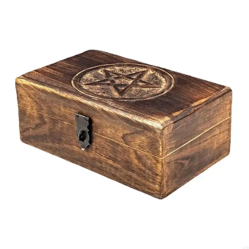 

Star Carved Jewelry Storage Box Home Decoration Accessories Wedding Birthday Gift N2UD