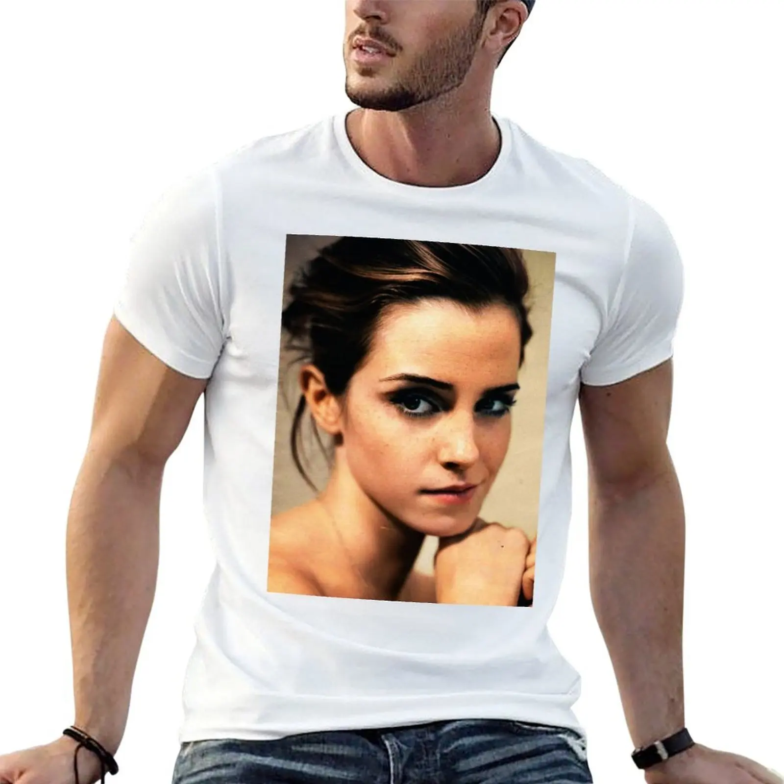 إيما واتسون تي شيرت قطن تي شيرت حزمة قطن تي شيرت رجل تي شيرت للرجل قطن ناعم تي شيرت #1
