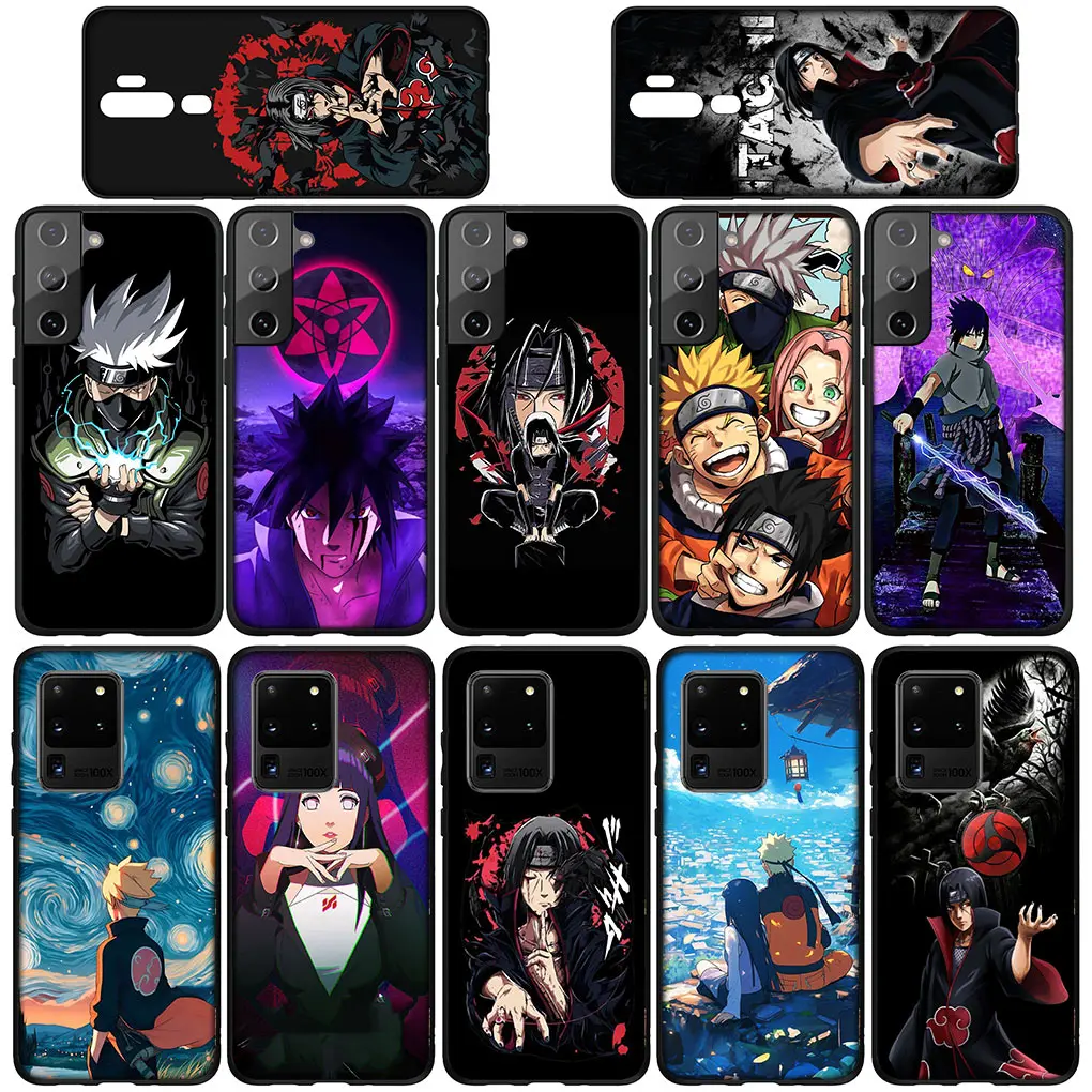 Itachis Akatsukis Uchihas Pain Sasuke Phone Cover Case for Samsung Galaxy S24 S23 Fe Ultra Plus A55 A35 A24 A25 A15 A05 M55 M15