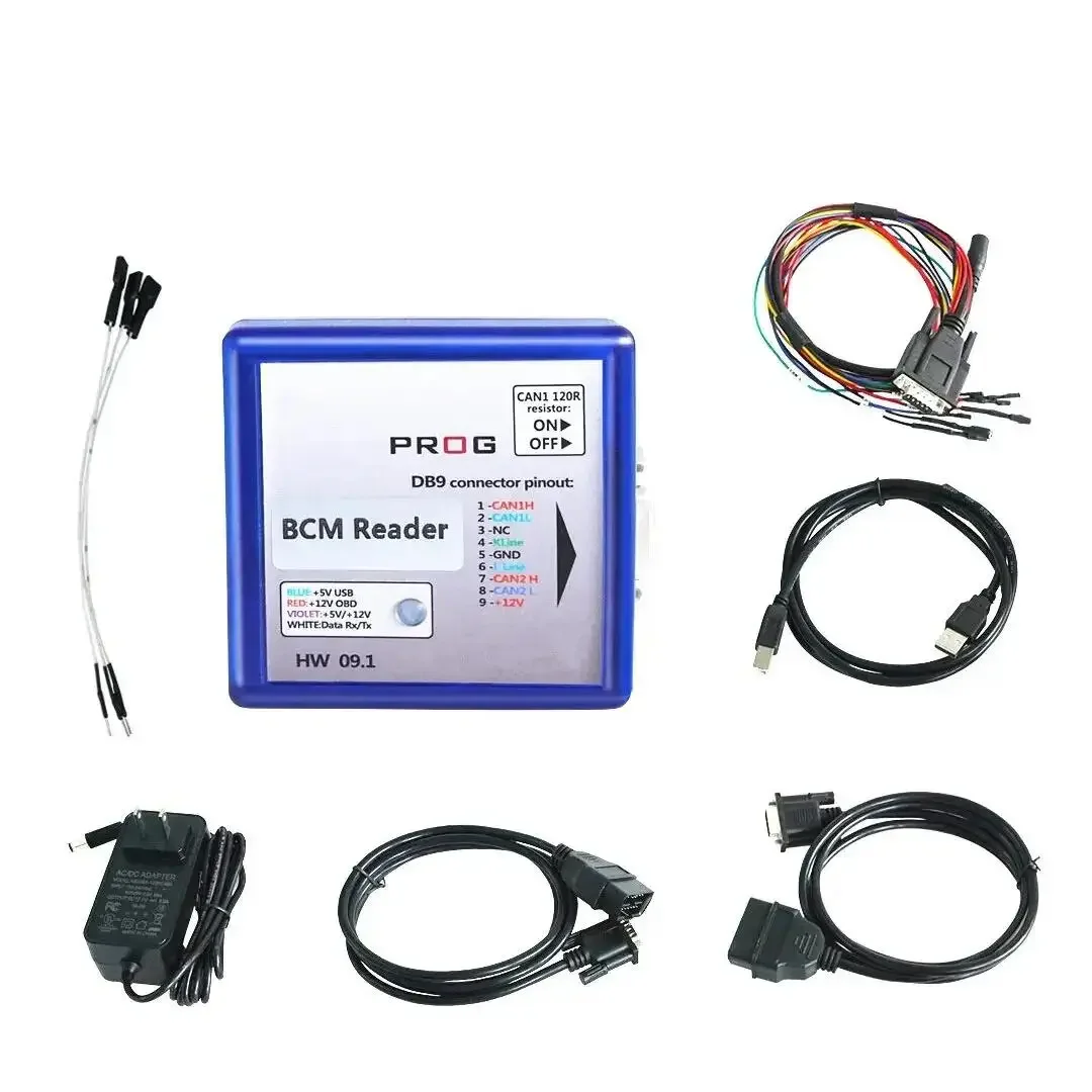 أحدث إصدار كامل من I/0 Prog تمت إضافة ترخيصًا جديدًا ECU BCM TCM EPS مزيج من K-line وأداة مبرمج ECU الطرفية CAN I/0 #3