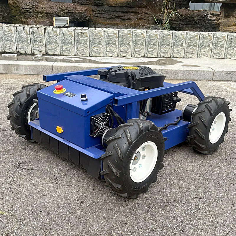 

Customized multi-functional wheeled lawnmower, suitable for gardens, with remote control function.