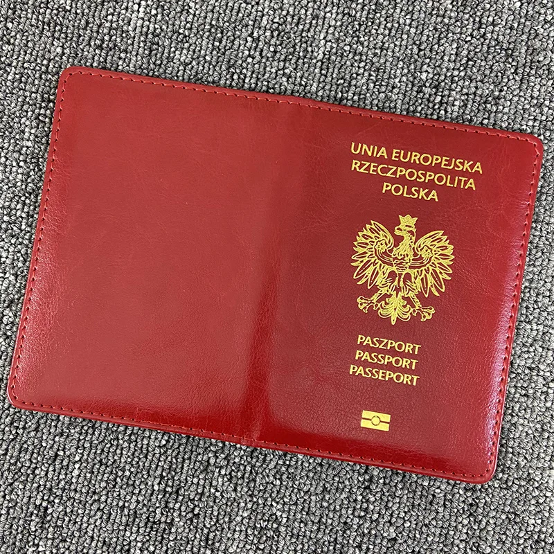 Poland Passeport Holder Unia Europejska Rzeczpospolita Polska Passport Cover Travel Wallet Paszport Case