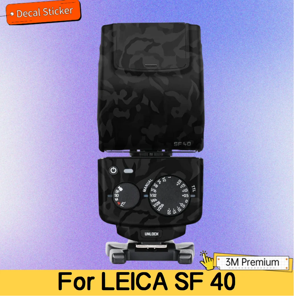 

Для камеры LEICA SF 40, наклейка на вспышку, защитная наклейка на кожу, виниловая пленка, защитная пленка от царапин, пальто sf40