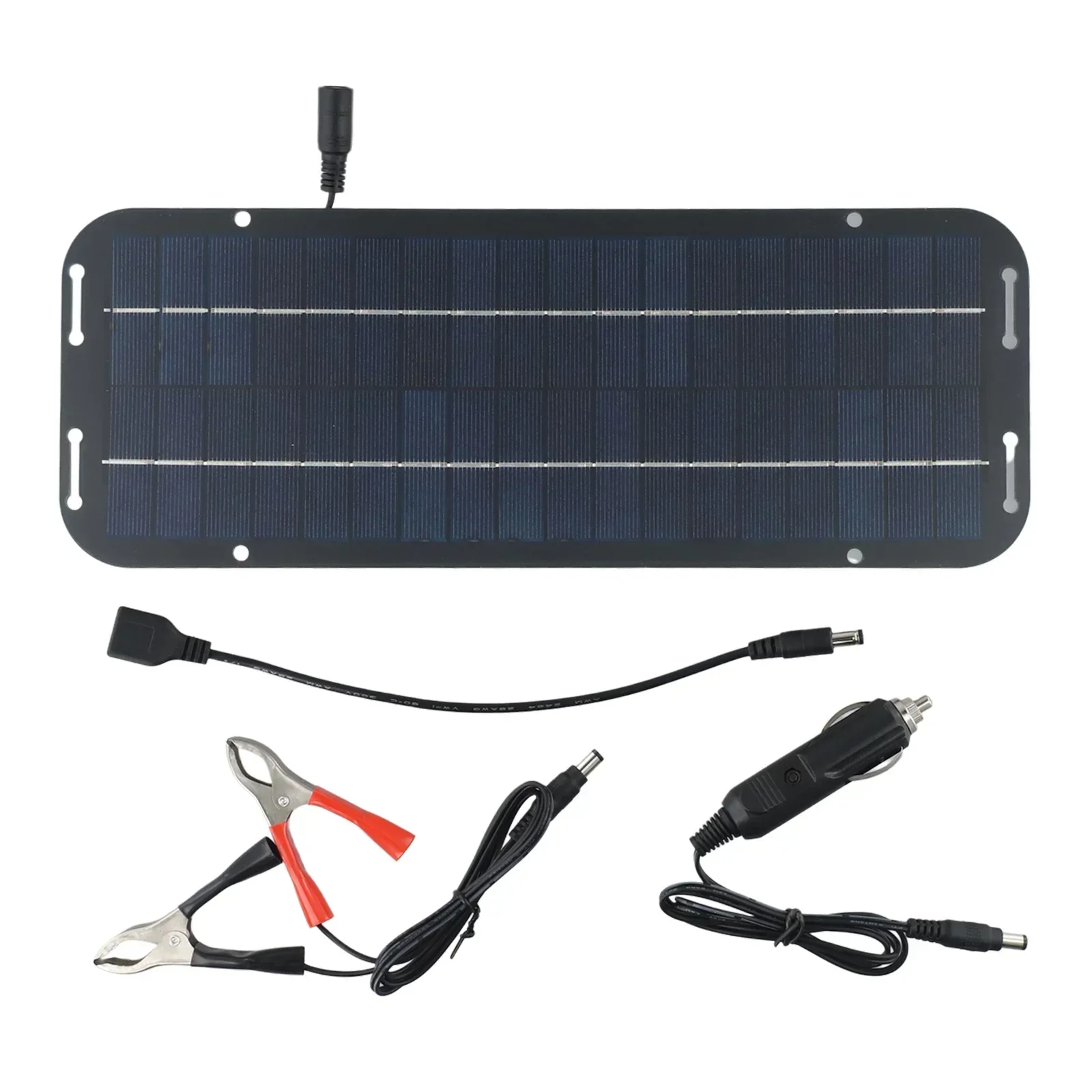 Sustainable Battery Maintenance with 5W12V Solar Panel Suitable for Cars Motorcycles and More Extend Battery Lifespan