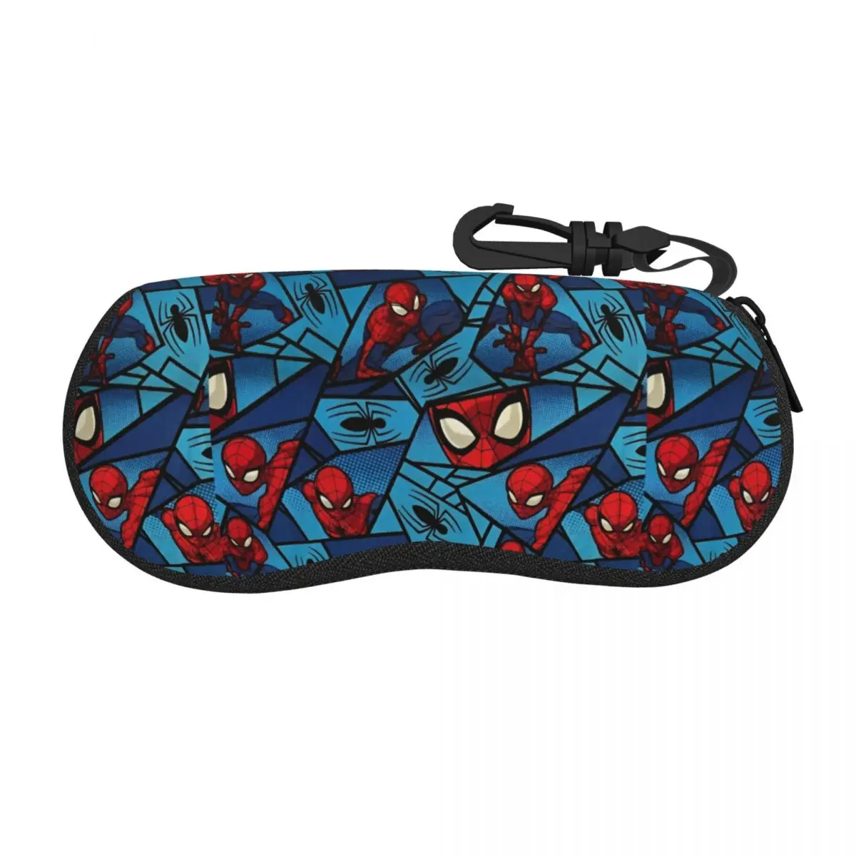 Custom Spider Cobweb Pattern Glasses Case Cover Travel Sunglasses Case For Men Women Trend Eyewear Bag Zipper Glasses Box