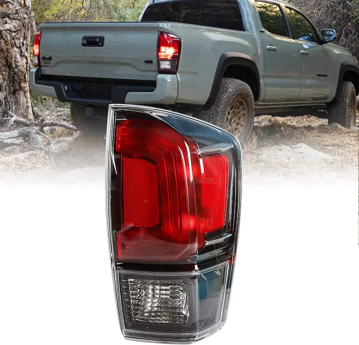 

LED Tail Light Compatible with 2016 2017 2018 2019 2020 2021 Toyota Tacoma Pickup Factory Style Right Passenger Side Only