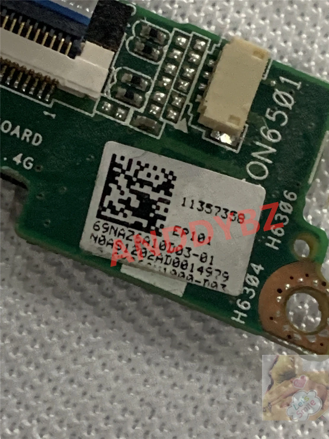 Used Genuine EP101 HDMI Audio IO Board For ASUS EP101 TF101 69NA26A10D03-01 Rev 1.4G  TESED OK