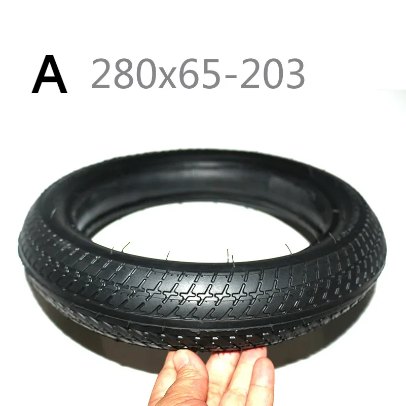 High Quality 280x65-203 Tyres Inner Tube Children's Tricycle Trolley, Pneumatic Tyres 280*65-203