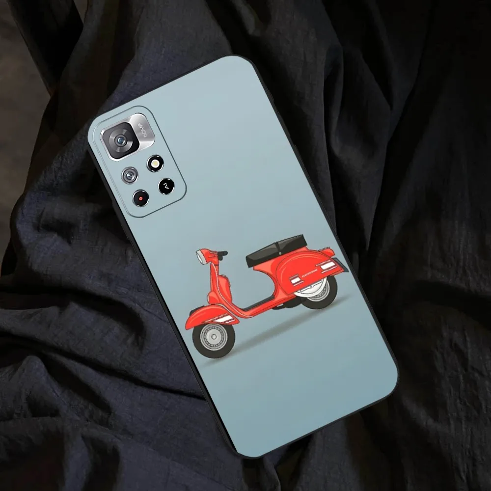 V-Vespa Car Logo Phone Case for Xiaomi redmi 10 11 12 13 14 lite pro ultra x tpro sultra spro s  5g  protective case