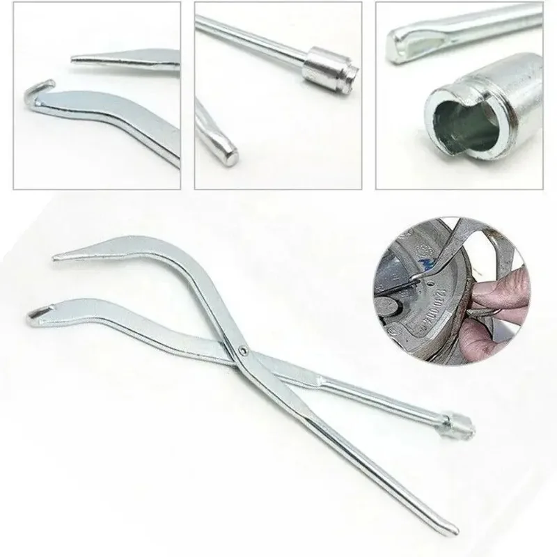 31cm Drum Brake Spring Plier Car Brake Shoe Return Spring Remover Installer Tool Workshop Brake Adjustment Lever