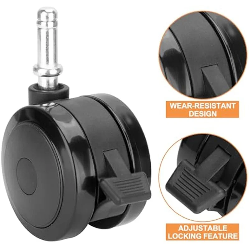 قفل العجلات إدراج 70360 (2 قطعة) لأجزاء الشواية ويبر جينيسيس 300-ل ويبر جينيسيس E310 E320 S330 ، عجلة الشواء #3