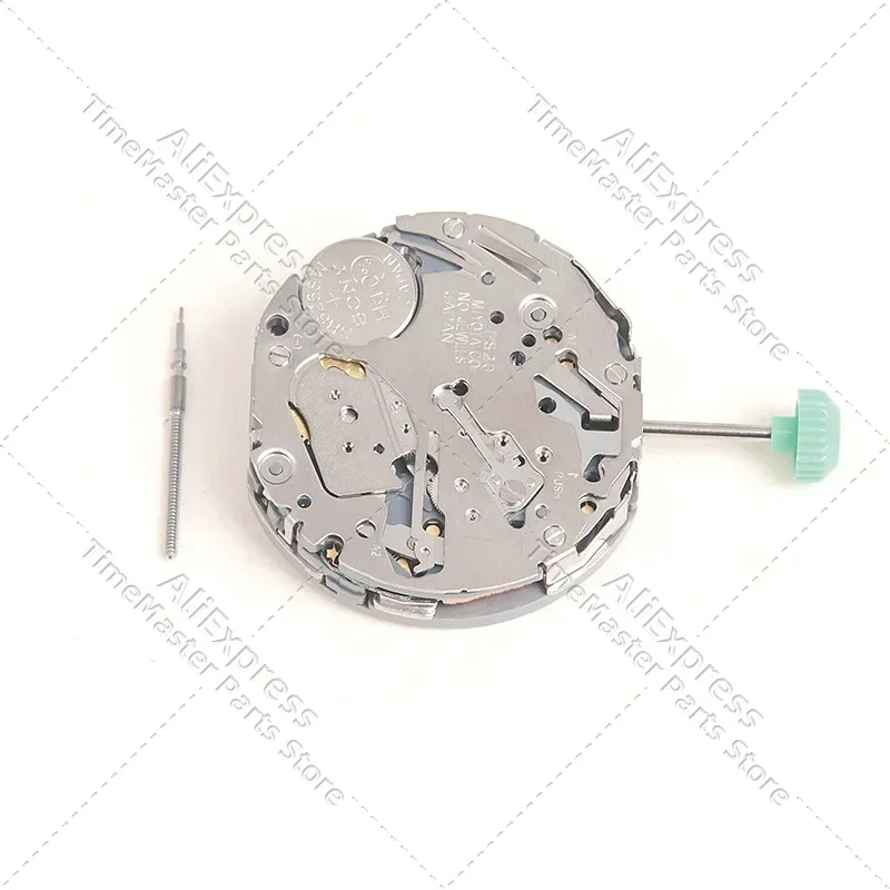 Miyota FS20 movement single calendar 6 hands 4.5 o'clock Japan quartz original movement watch parts