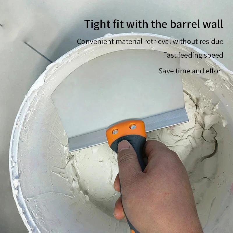 Stainless Steel Wall Paint Plaster Shovel Putty Knife Scraper Blade Paint Feeder Filling Spatula Construction Tools