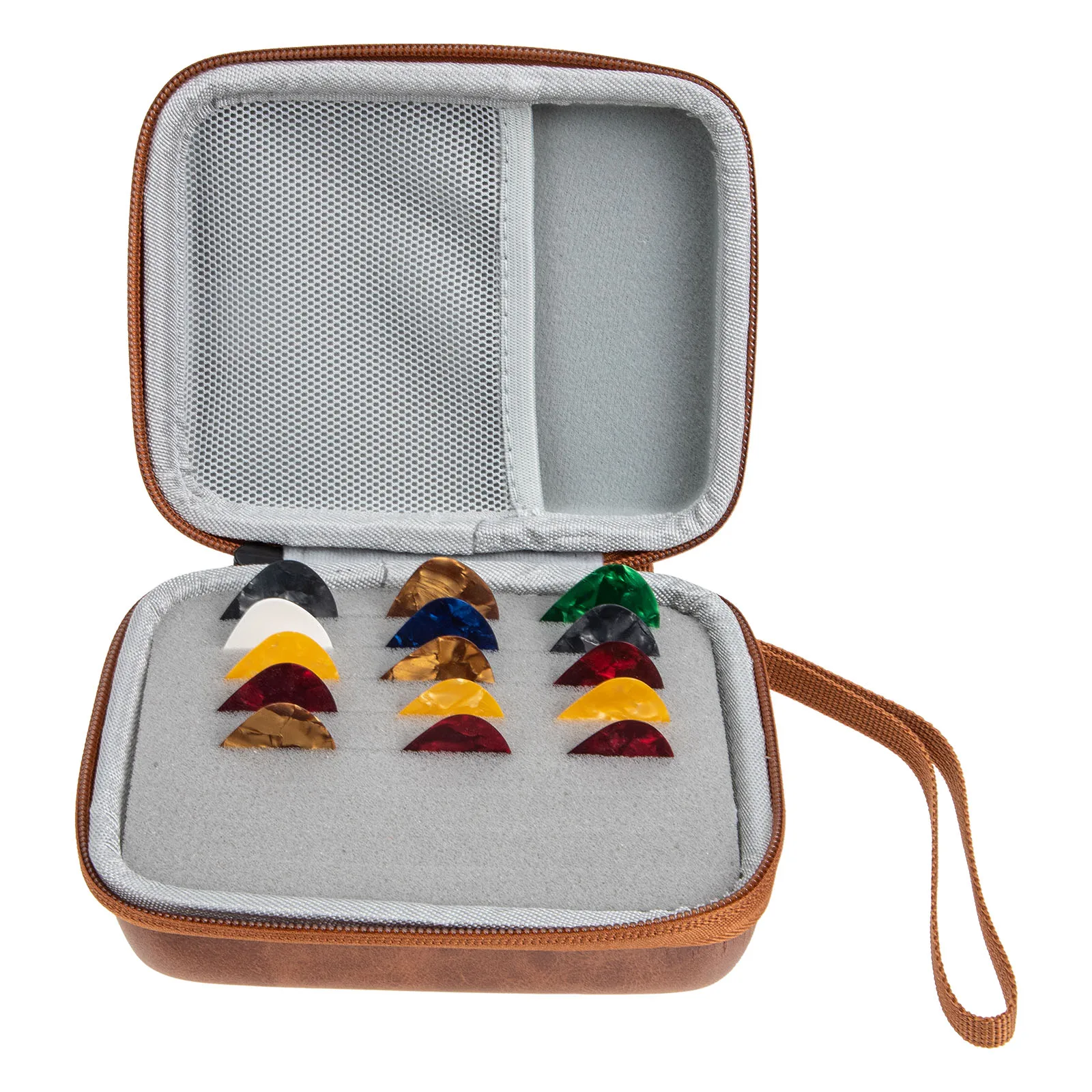 

Pick Storage Box Folk Guitar Picks Pouch Plectrums Mini Shaped Portable for Holder