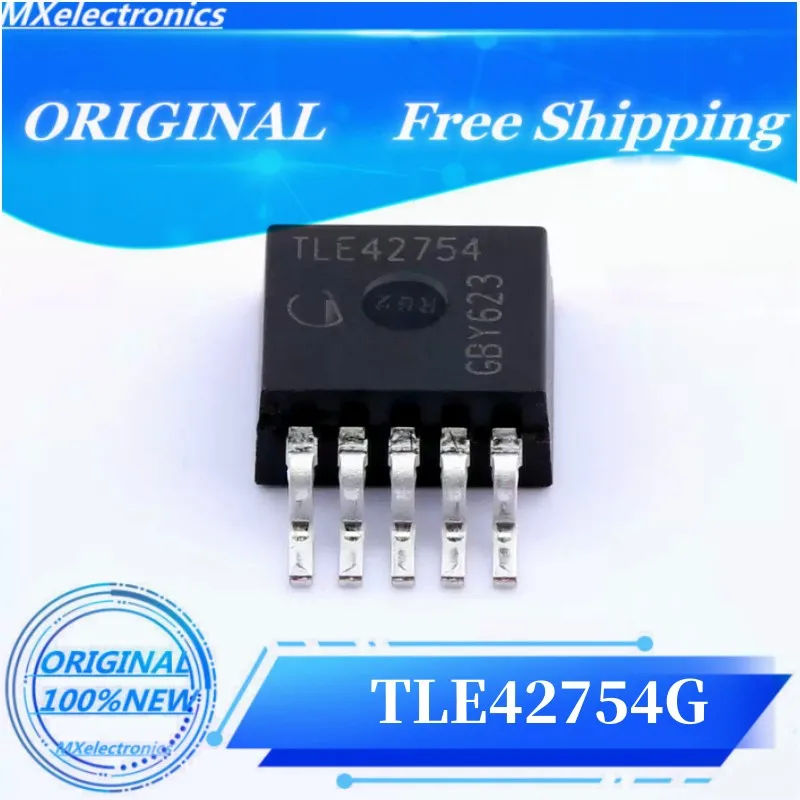 

Бесплатная доставка 10 шт./лот NEW100% TLE42754G TLE42754 TO-263 LDO регуляторы напряжения