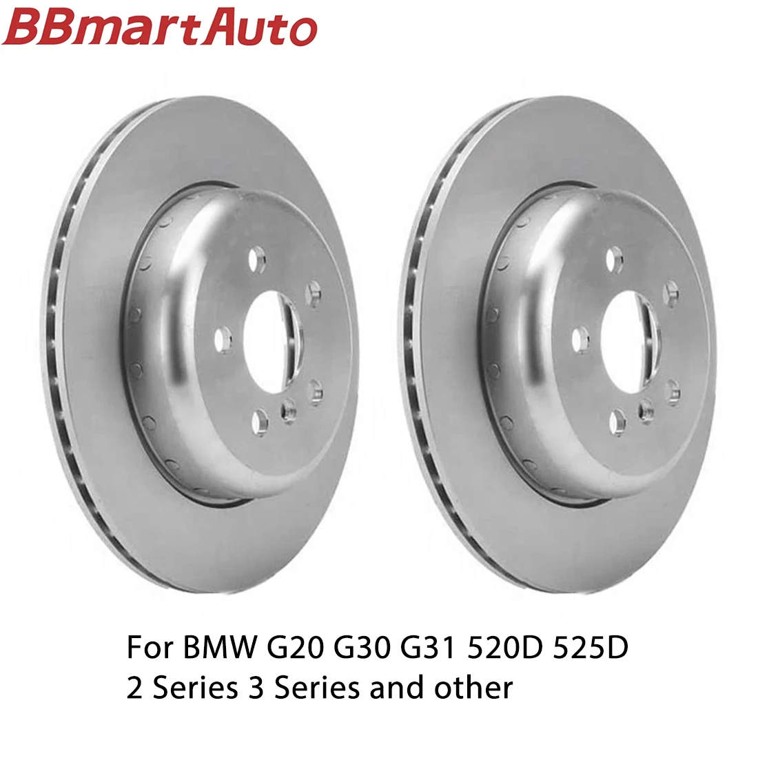 

34216882245 34216882246 2pieces rear brake disc for BMW G20 G30 G31 520D 525D 2 Series 3 Series and other.BBmart Auto Parts