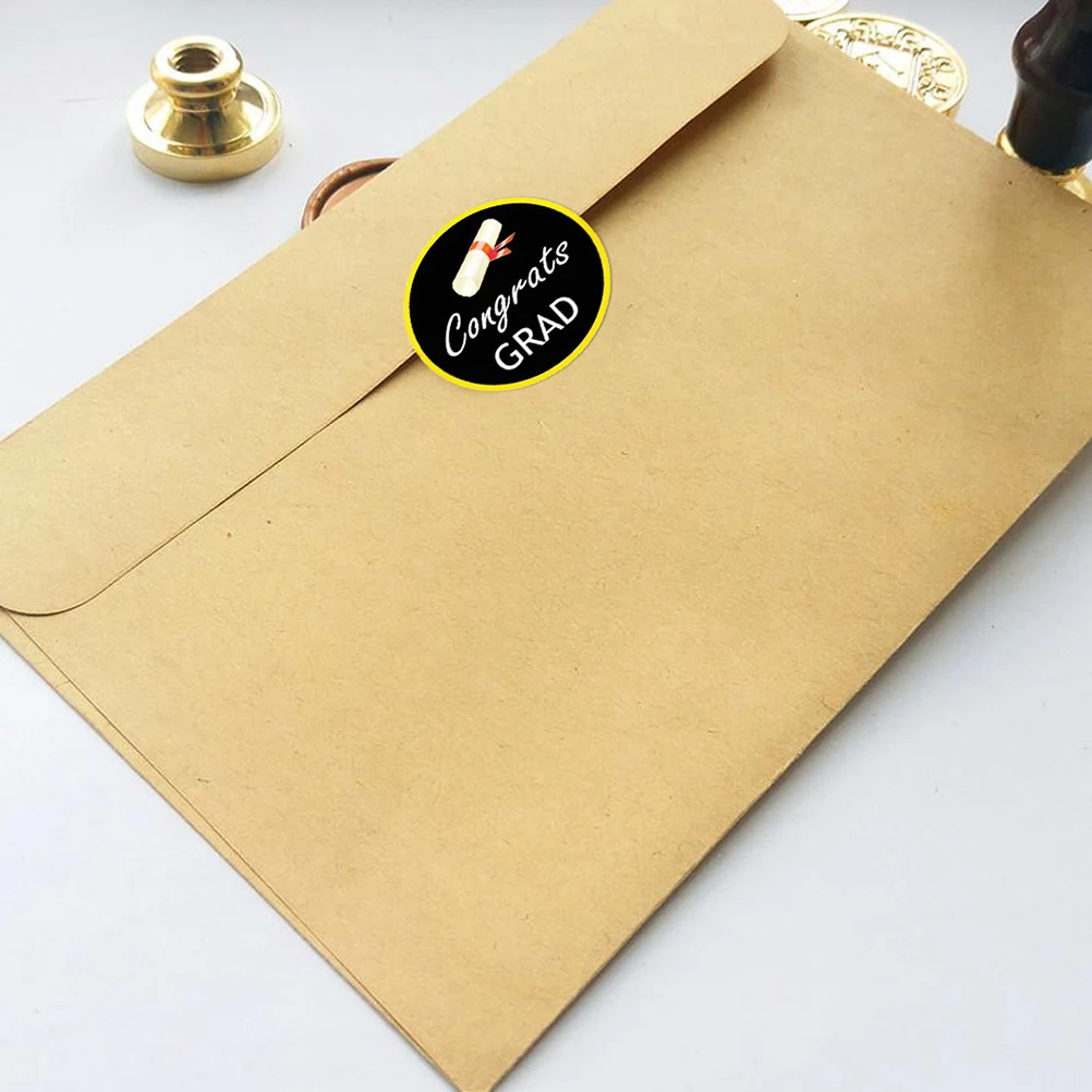 Graduation Sticker Gift Bag Party Favor Stickers Decorations Season Notebook Graduation Decor Cards