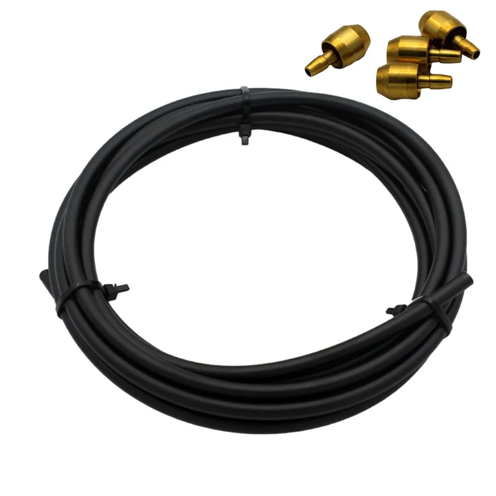 /3 /Meter /Black Rubber Brake Hose Kit For For Hayes Stroker Dominion For A2 For A4 For Prime Comp Pro For Trail Replacement Hyd