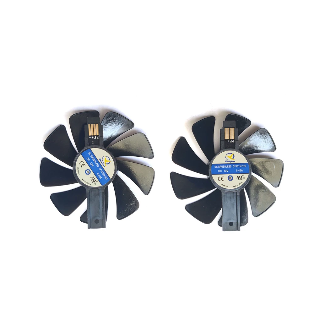 CF1015H12D FD10015M12D RX 590 580 570 480 470 GPU Fan, Replacement Sapphire RX 590 580 570 480 470 NITRO Special Edition Fan