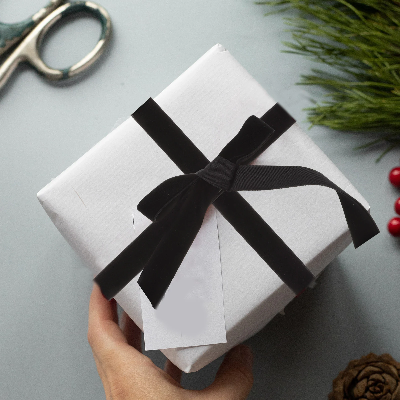 

25 Yard Black Swan Ribbon Luxury Soft Sturdy Weave for DIY Crafts Sewing Scrapbooking Hair Bows Headbands Wedding Party Gift