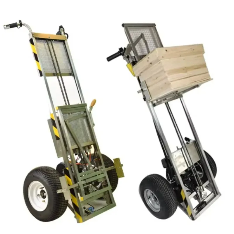 عربة رفع خلية النحل الكهربائية شديدة التحمل من الفولاذ المقاوم للصدأ، عربة يدوية بحالة جديدة
