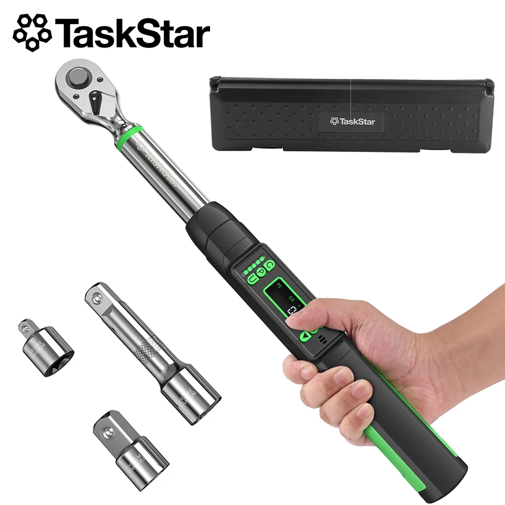 TaskStar 3/8-inch Digital Torque Wrench with 1/4