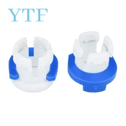 10 sets Pneumatic Connectors White Bowden Tube Clamp Blue Pipe Horse Clip Fixed 6mm 3D Printer Parts Shoe Coupling Collet Part