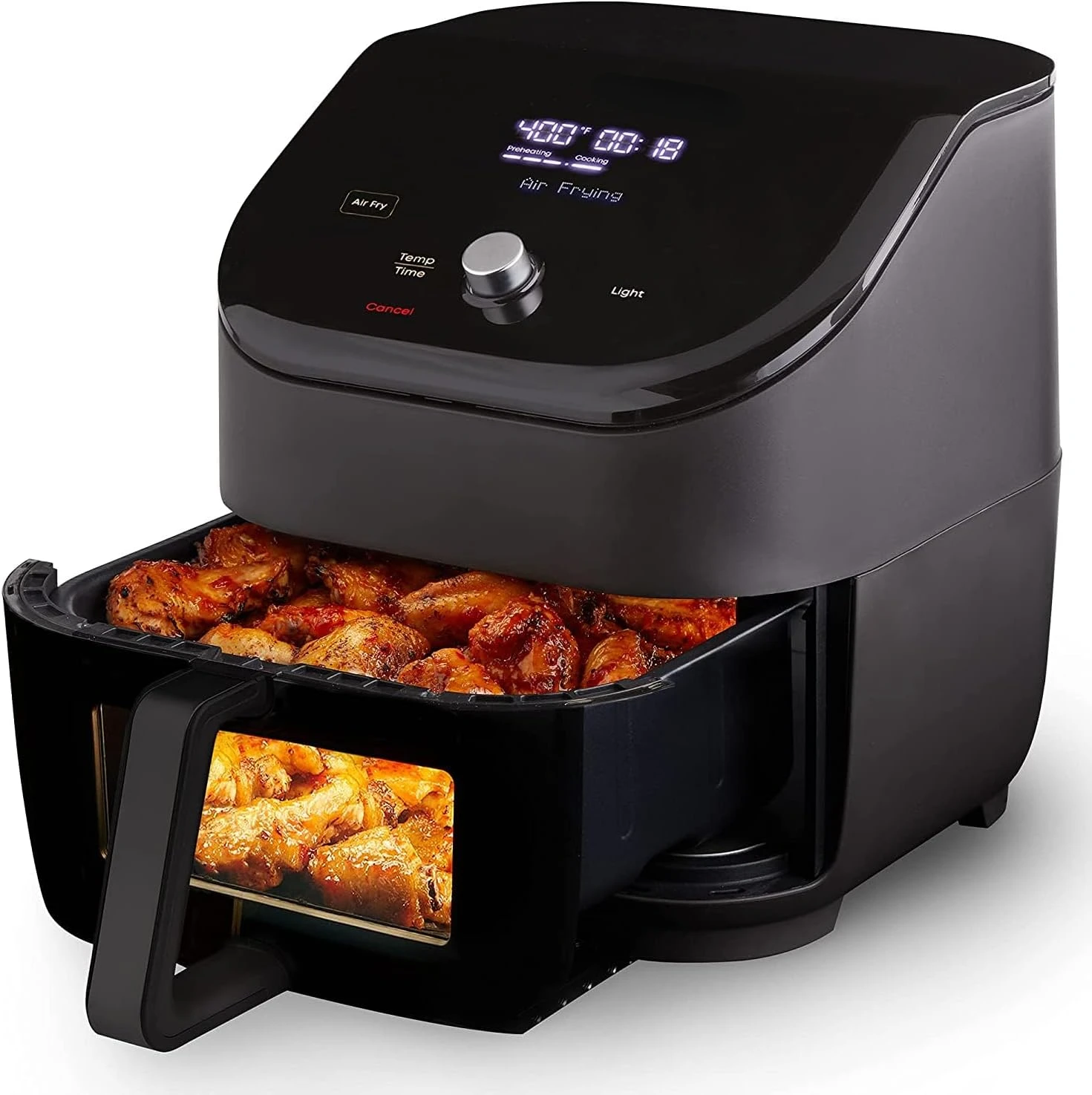 

Vortex Plus 6QT ClearCook Air Fryer, Clear Windows, Custom Program Options, 6-in-1 Functions, Crisps, Broils, Roasts, Dehydrates